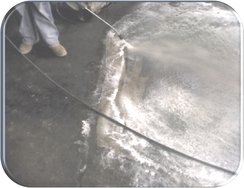 Decontamination of Motor Oil Stained Concrete